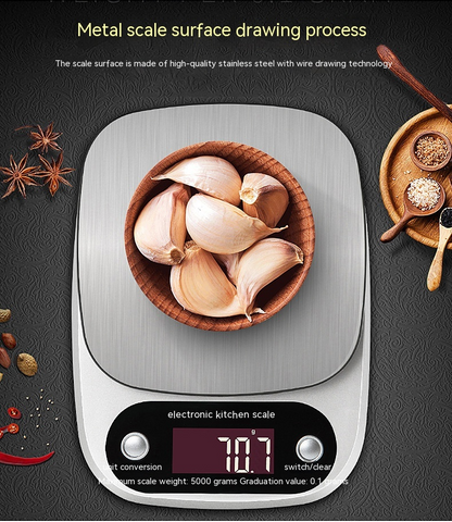Sleek Digital Kitchen Scale
