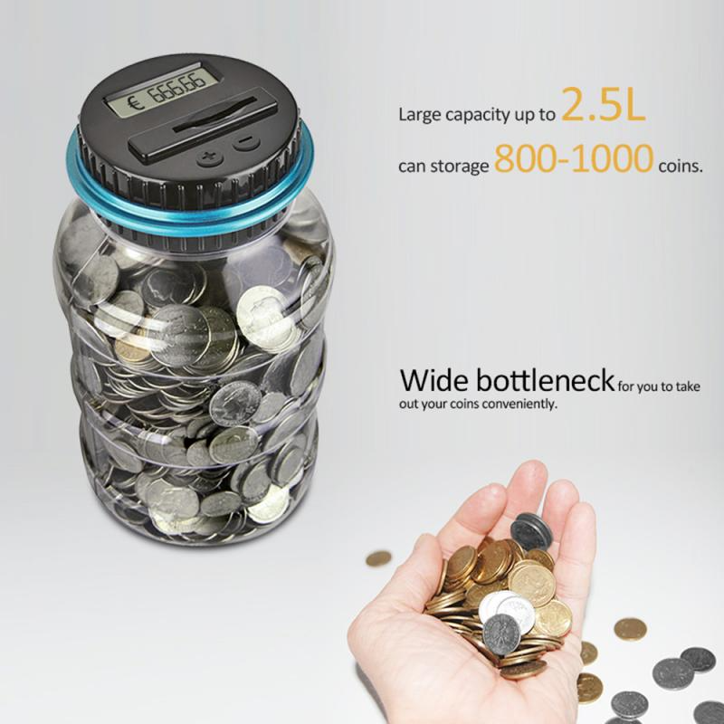 Smart Savings Digital Coin Jar